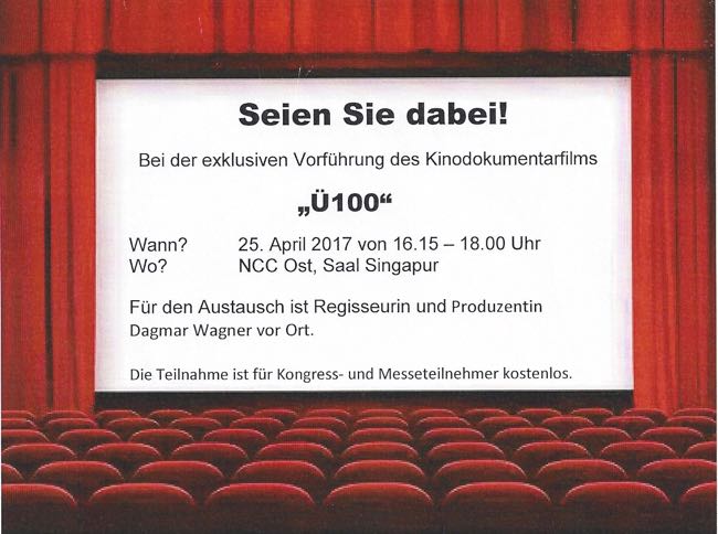 Ü100 Vorführung als special event bei der Messe "Altenpflege" in Nürnberg